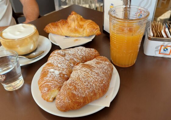 Petit déjeuner à Verone