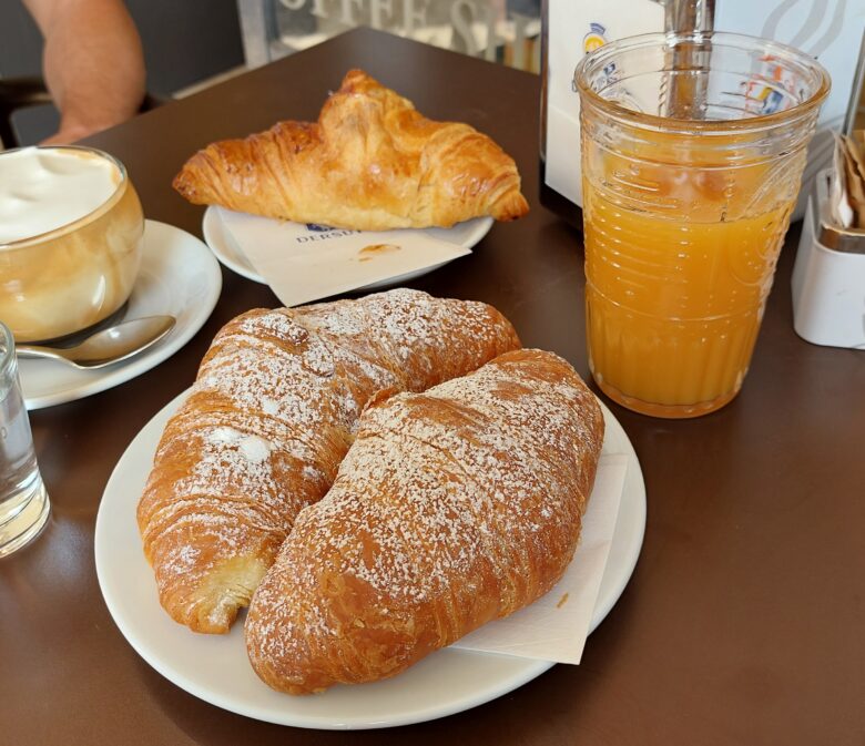 Petit déjeuner à Verone