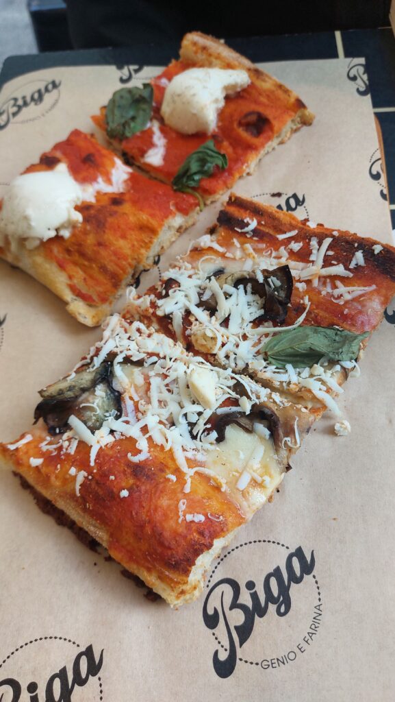 les pizza de chez Biga Genio & Farina