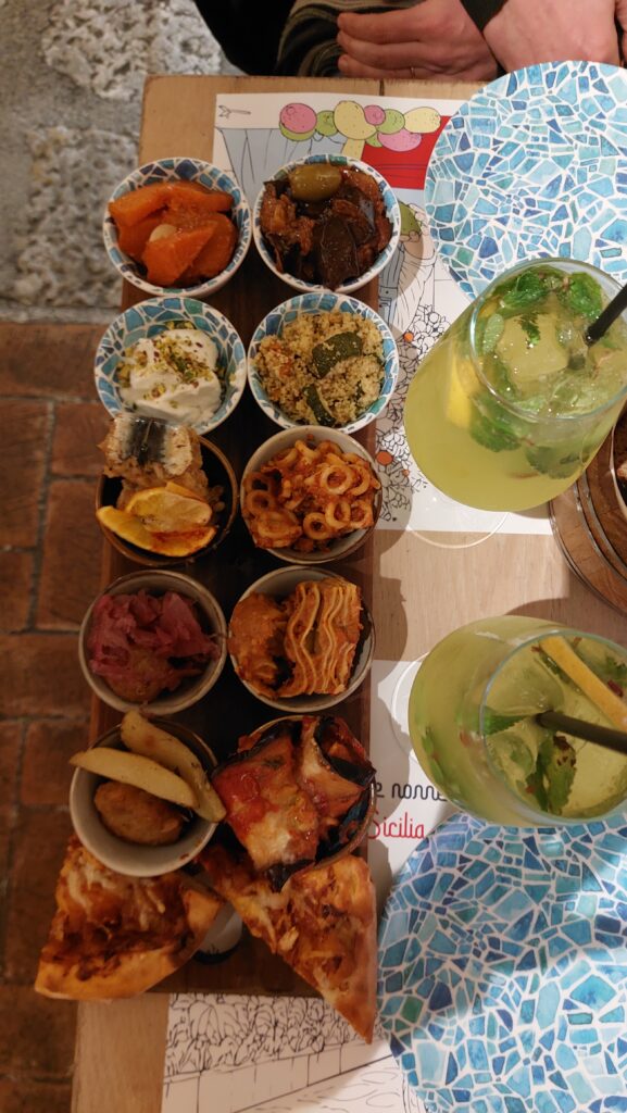 Aperitivo Siciliano à Vucia