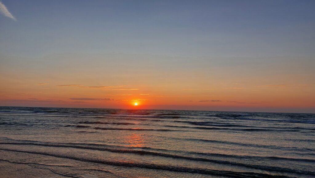 Coucher de soleil à Coxyde